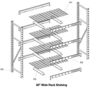 GLADIATOR Heavy Duty Steel Rack Shelving - parts 1