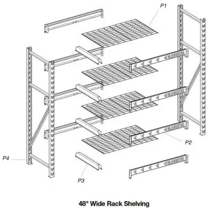 GLADIATOR Heavy Duty Steel Rack Shelving - parts 2