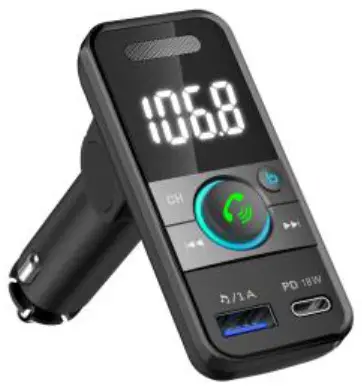 anko 42968146 Bluetooth Handsfree FM Transmitter
