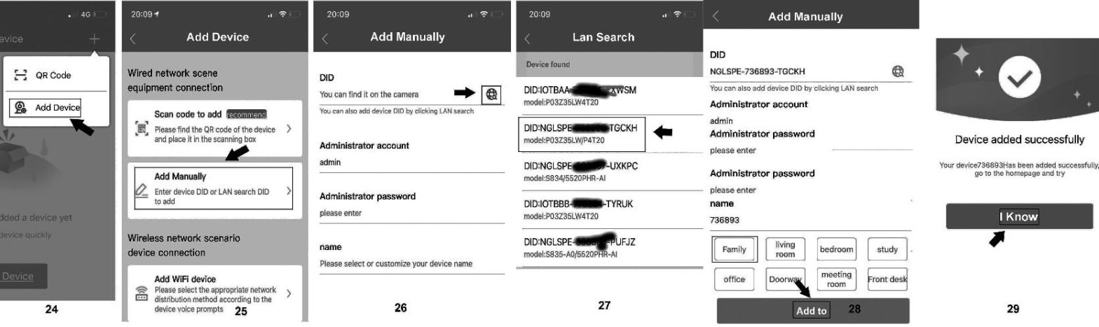 yucvision P07Z35LW4T30 Tracking PTZ IP Camera - Mobile phone APP (P6sLite) installation and login 8