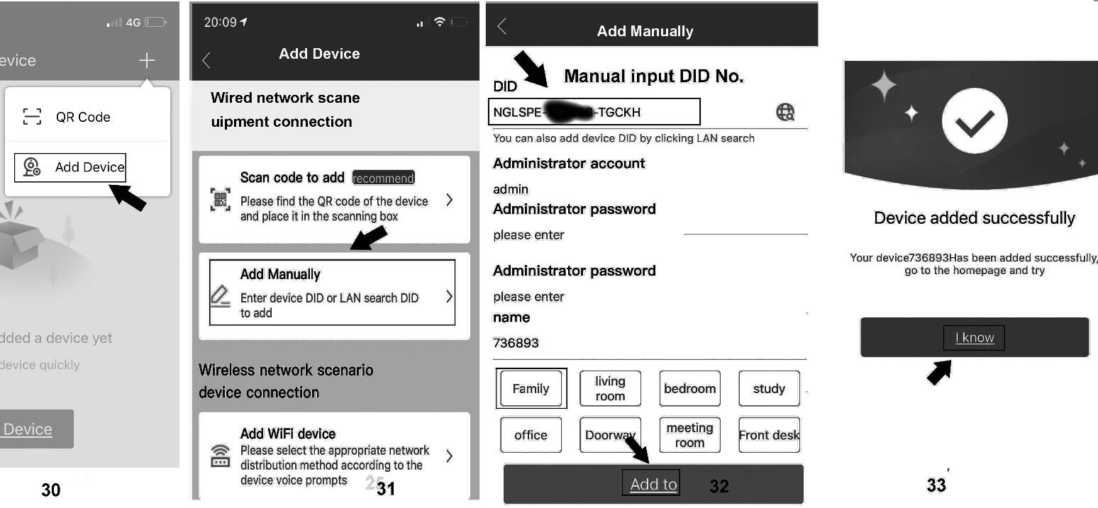 yucvision P07Z35LW4T30 Tracking PTZ IP Camera - Mobile phone APP (P6sLite) installation and login 9