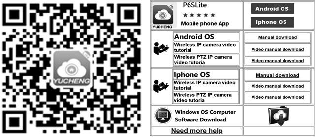 yucvision P07Z35LW4T30 Tracking PTZ IP Camera - QR Code