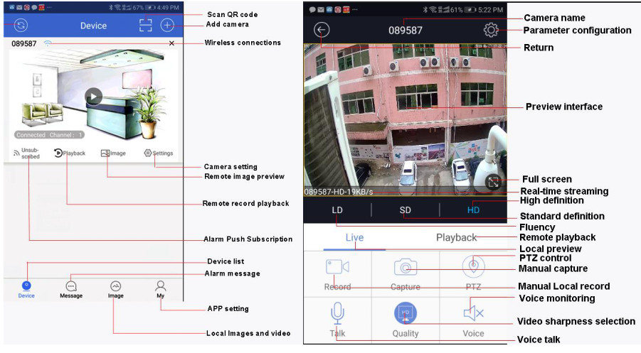 yucvision P07Z35LW4T30 Tracking PTZ IP Camera - home icon uses as shown in Figure 1