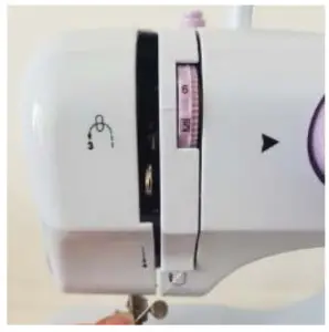 amazonbasics B085CY1MP9 Portable Midi Household 12 Stitvh Sewing Machine - Threading the Upper Half of the Machine 3