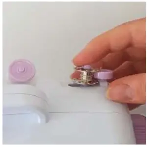 amazonbasics B085CY1MP9 Portable Midi Household 12 Stitvh Sewing Machine - Wind the Bobbin 3