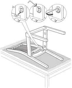 IKEA EKEDALEN Stol Hrast Orrsta Svetlo Siva- Orrsta Svetlo HJH