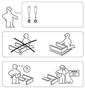 IKEA EKEDALEN Stol Hrast Orrsta Svetlo Siva- Orrsta Svetlo Siva