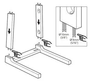IKEA EKEDALEN Stol Hrast Orrsta Svetlo Siva- Stol Hrast