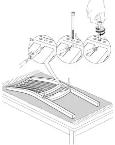 IKEA EKEDALEN Stol Hrast Orrsta Svetlo Siva- Svetlo