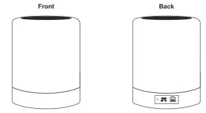 BASS JAXX Touch Top Wireless Speaker - figure 1