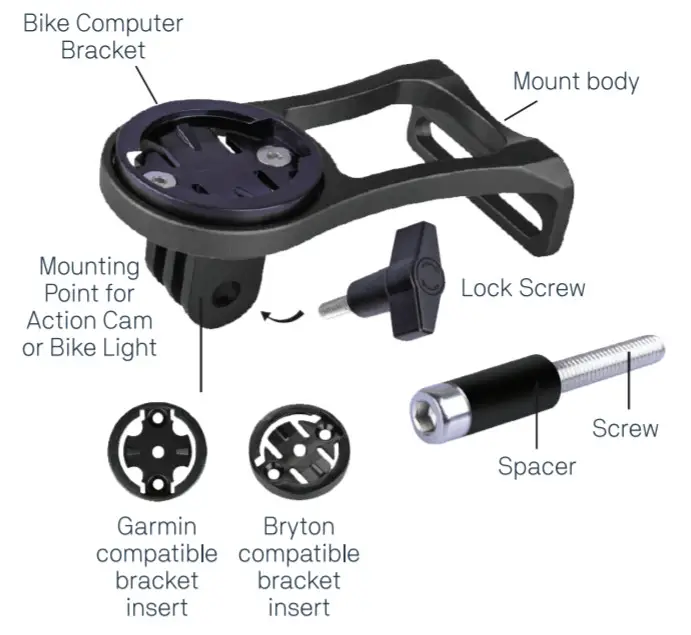 iiglo IIBEPGOPRO5 Multi-Purpose Bike Mount - figure 1