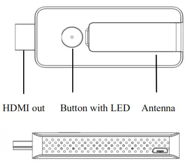 Tevii Technology G102RX SmartShare Mini Wireless Presentation and Collaboration - SmartShare mini RX