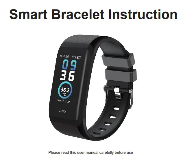 SKYRING ST-W102PRO Social Distancing Smart Bracelet Instructions