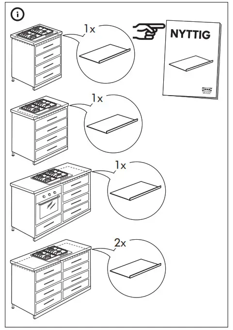 IKEA 002 780 74 SMÅKOKA Gas Hob Stainless Steel - Overview 8
