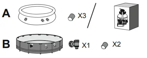 Bestway 58500E Flowclear Pool Pump - PARTS REFERENCE OVERVIEW