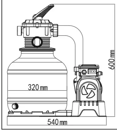 Bestway 58500E Flowclear Pool Pump - SPECIFICATIONS