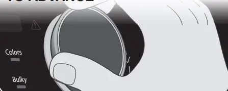 Whirlpool WCD5090JWH Compact Dryer User Guide - USE KNOB TO SELECT OPTION