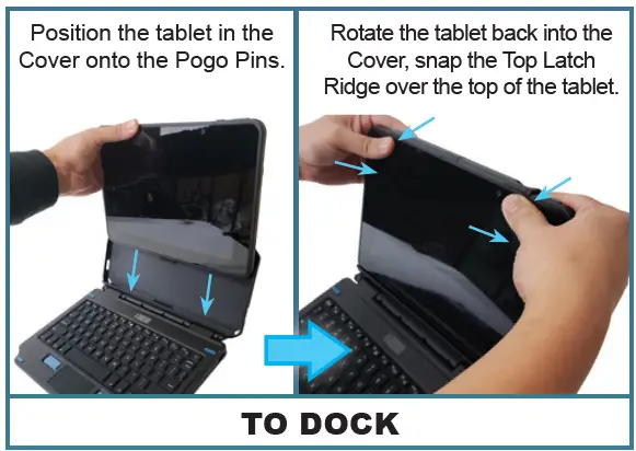 GAMBER JOHNSON ET5X 10 Inch 2-In-1 Attachable Keyboard FIG 3