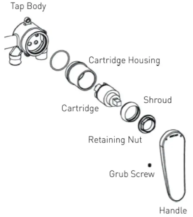 BRISTAN CLR BASNW C Claret Tap Range - fig7