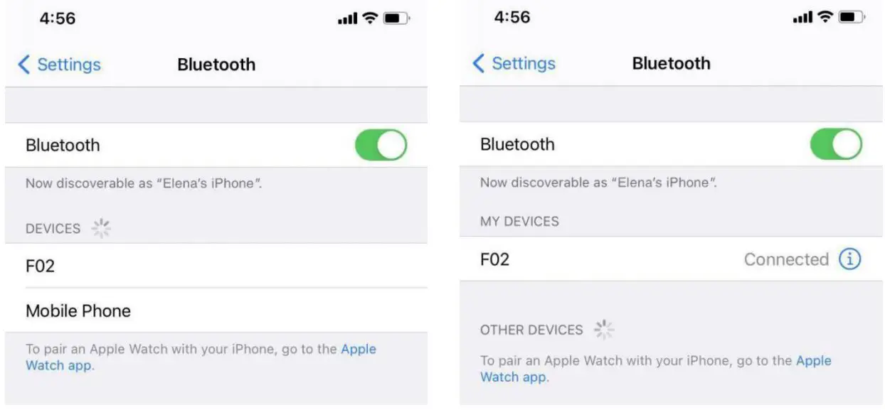 Shenzhenshi Youguangxin Keji Kaifa Youxian Gongsi F02 True Wireless Earbuds Instructions - Then go to Bluetooth settings and choose F02
