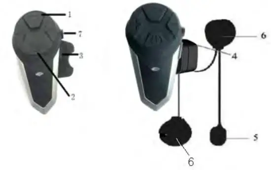 Shenzhen Xuboya Electronics BT S3 Helmet Bluetooth Headset - Product Descriptions