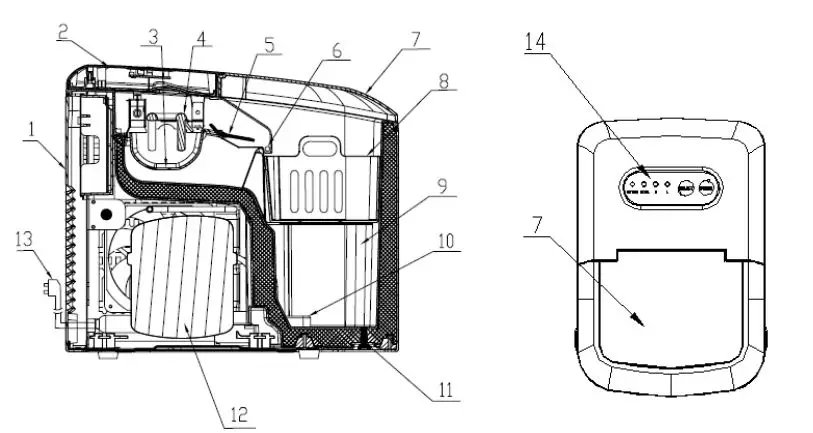 H Koenig KB20 Ice Cube Maker FIG 1