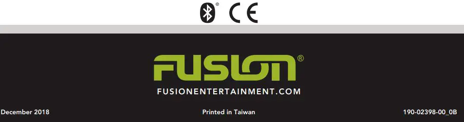 FUSION Panel-Stereo Audio Entertainment Bluetooth Audio Streaming - CE icon