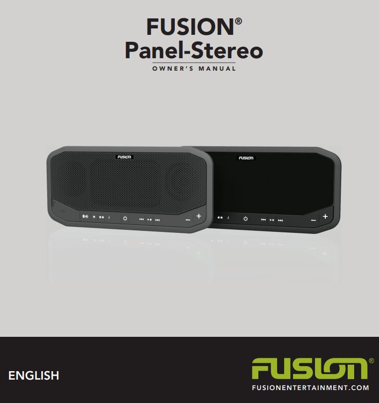 FUSION Panel-Stereo Audio Entertainment Bluetooth Audio Streaming