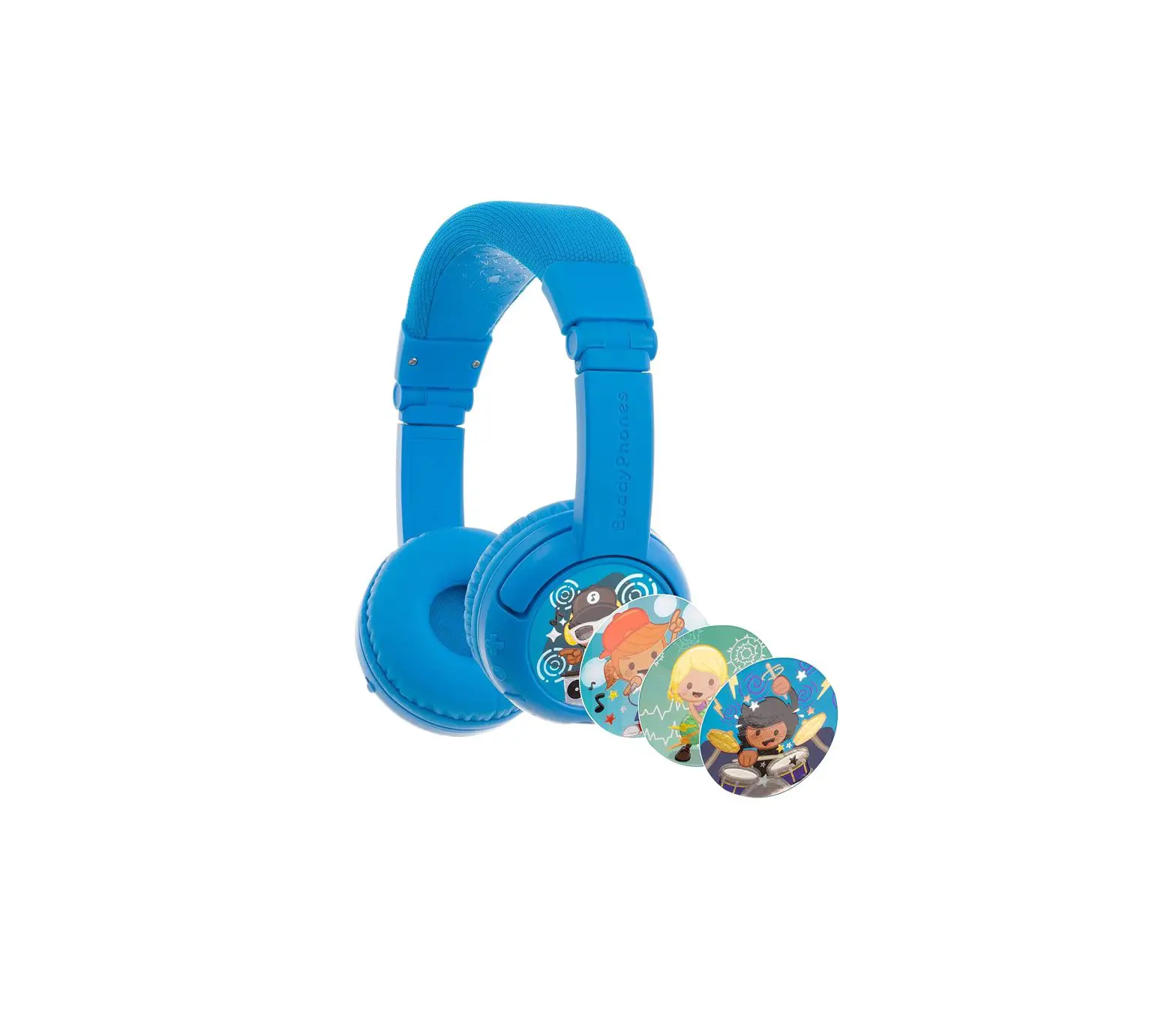 Buddyphones Bt-bp-playp-blue Wireless Bluetooth Volume-limiting Kids Headphones User Guide