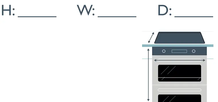 JOHN LEWIS JLBIDU731X Built Under Double Oven - fig 3