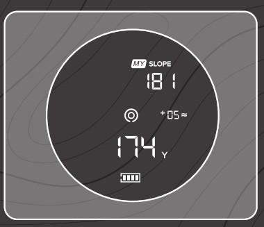 Precision Pro Golf Apps - Rangefinder Scree
