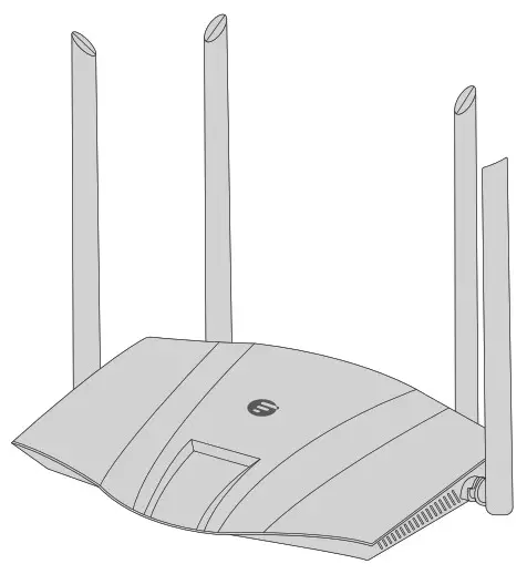 FS WR AX1800 Dual Band Gigabit WiFi 6 Router - Cover