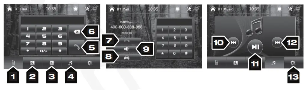 ROCKVILLE 6.1˝ In-Dash Double Din BLUETOOTH