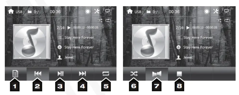 ROCKVILLE 6.1˝ In-Dash Double Din USB SD