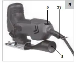 VONROC JS503AC 550W Jig Saw-fig2
