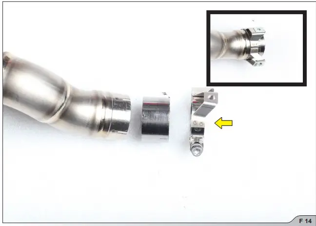 AKRAPOVI Exhaust System Slip-Online f 14