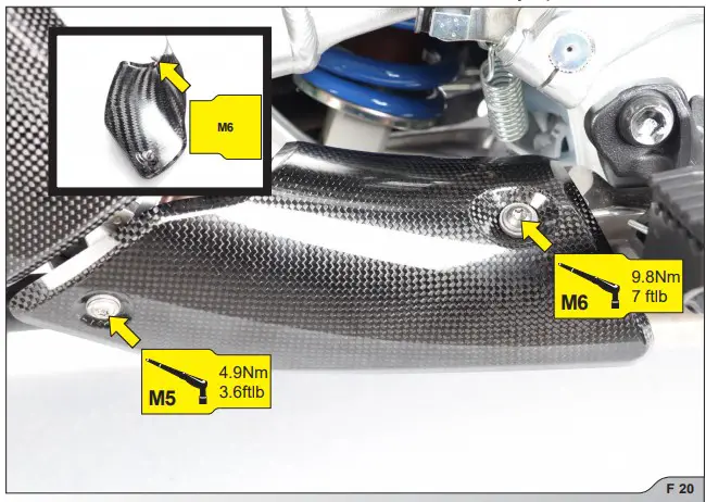 AKRAPOVI Exhaust System Slip-Online f 20