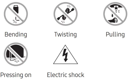 SAMSUNG QE32LS03TCUXXU 32 Inch Smart LED TV - power circuit
