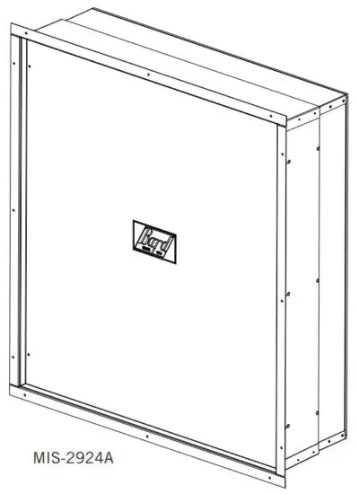 Bard IWS A8H Wall Sleeve for 4 Inch and 8 Inch Louvers