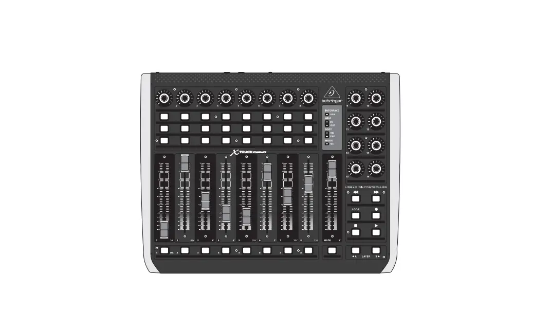 Behringer X-touch Compact Universal Usb-midi Controller With 9 Touch-sensitive Motor Faders User Guide