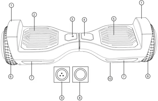DESCRIPTION OF PARTS