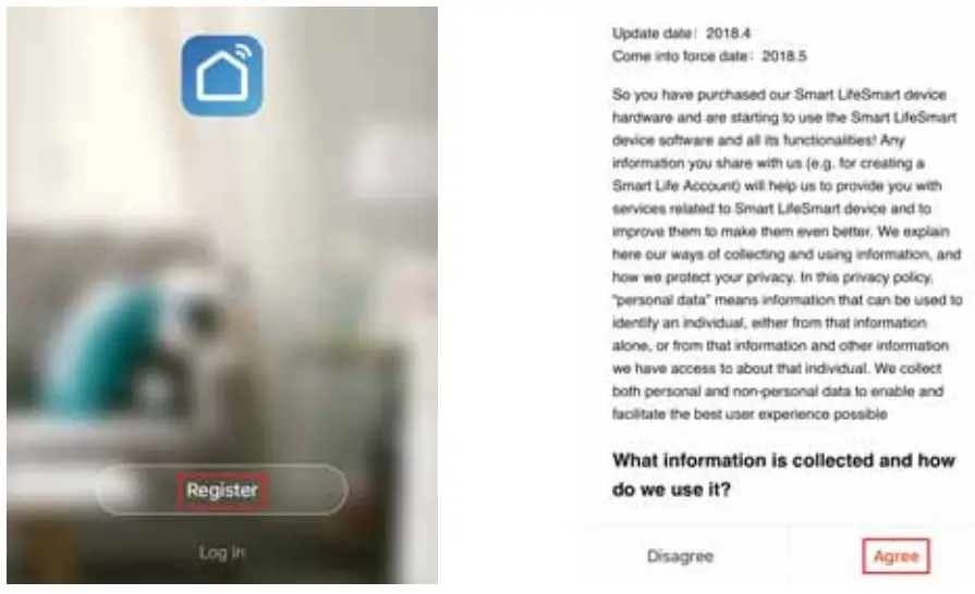 Registration process