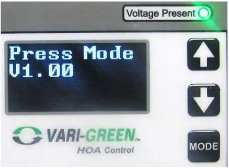 Greenheck 485055 HOA Controller Initial Setup A