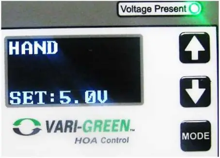 Greenheck 485055 HOA Controller Initial Setup B