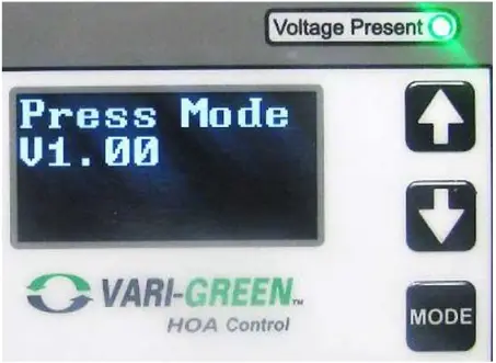 Greenheck 485055 HOA Controller Initial Setup G