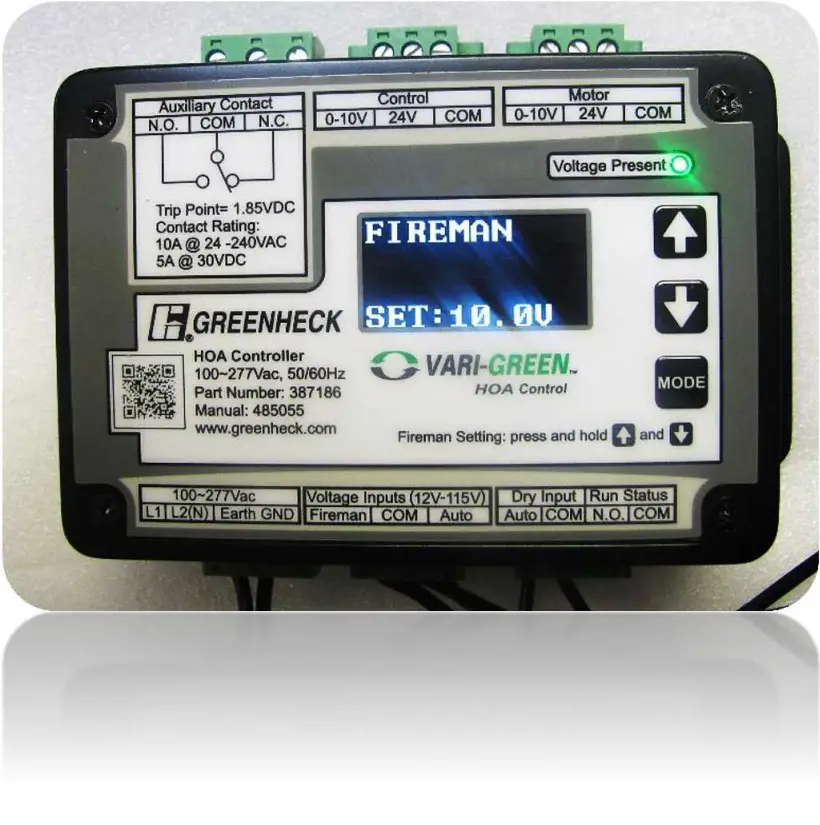 Greenheck 485055 HOA Controller