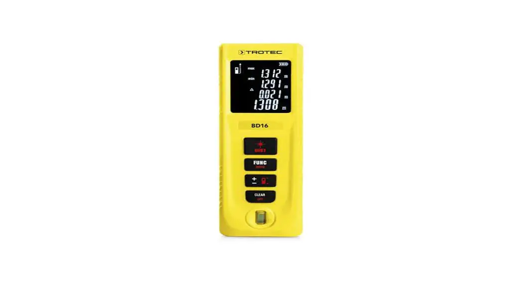 Trotec Bd16 Laser Distance Measuring Device Instruction Manual