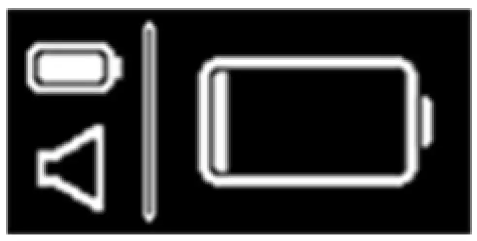 Machine battery level low No machine battery