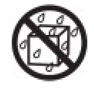 Must not be used where exposed to water, and