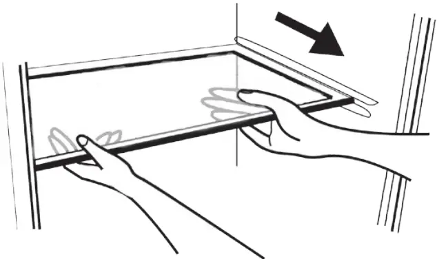 REFRIGERATOR INTERIOR SHELF